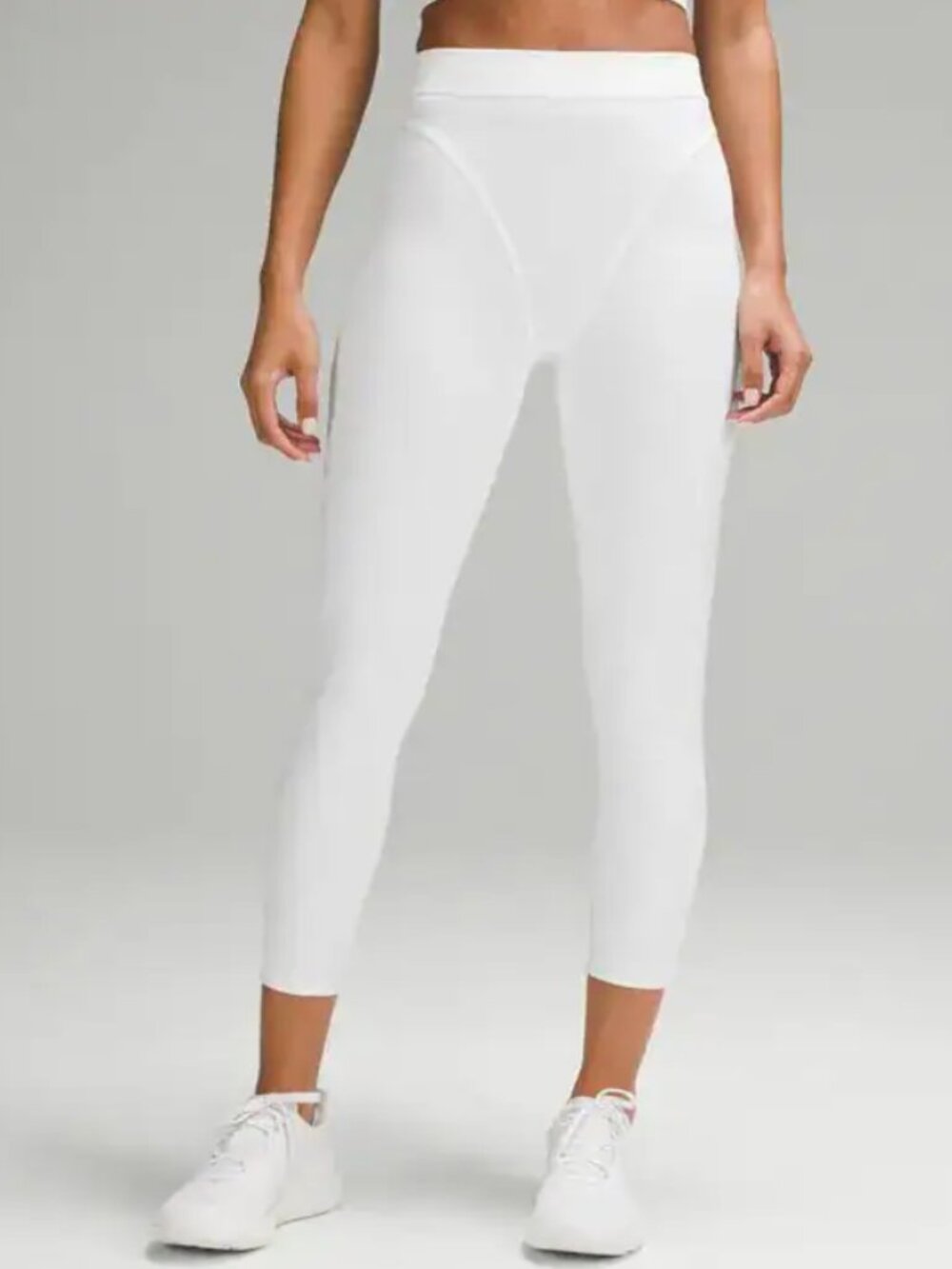 NWT Lululemon Wunder Train Aerobic High-Rise leggings 25" WHITE